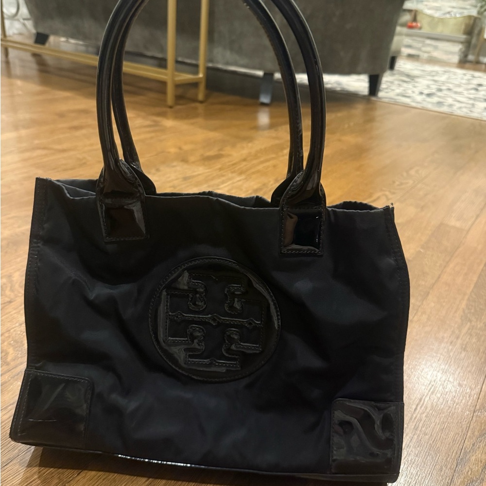 Small Tory Burch Black Tote Bag